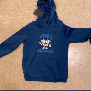 True Religion Size L in girls. Will fit anyone from ages 7-9.